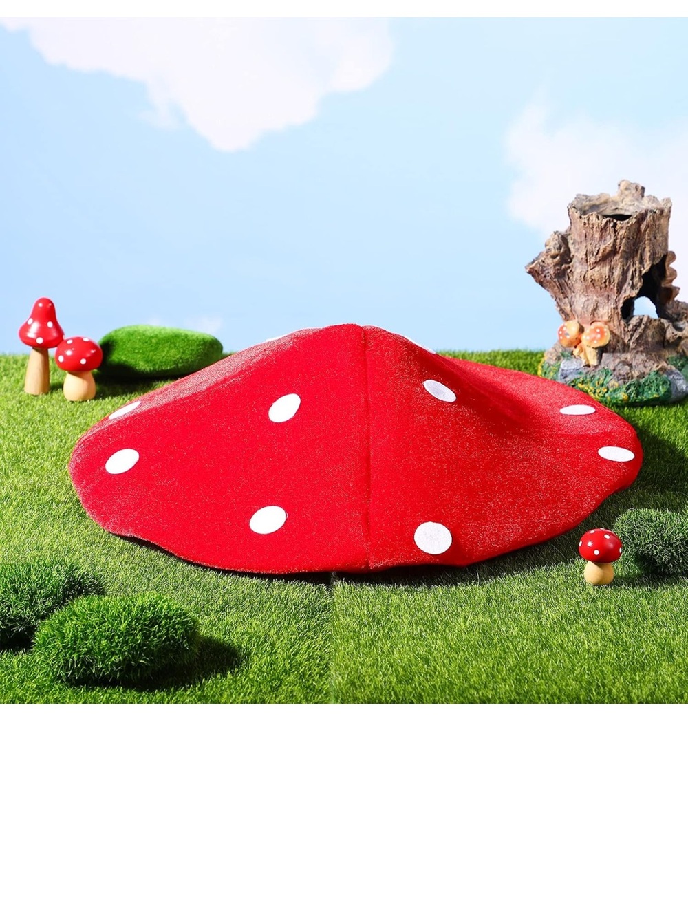 Kids Mushroom Plush Hat